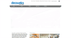 Desktop Screenshot of decoustics.com