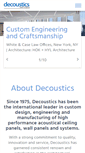 Mobile Screenshot of decoustics.ca